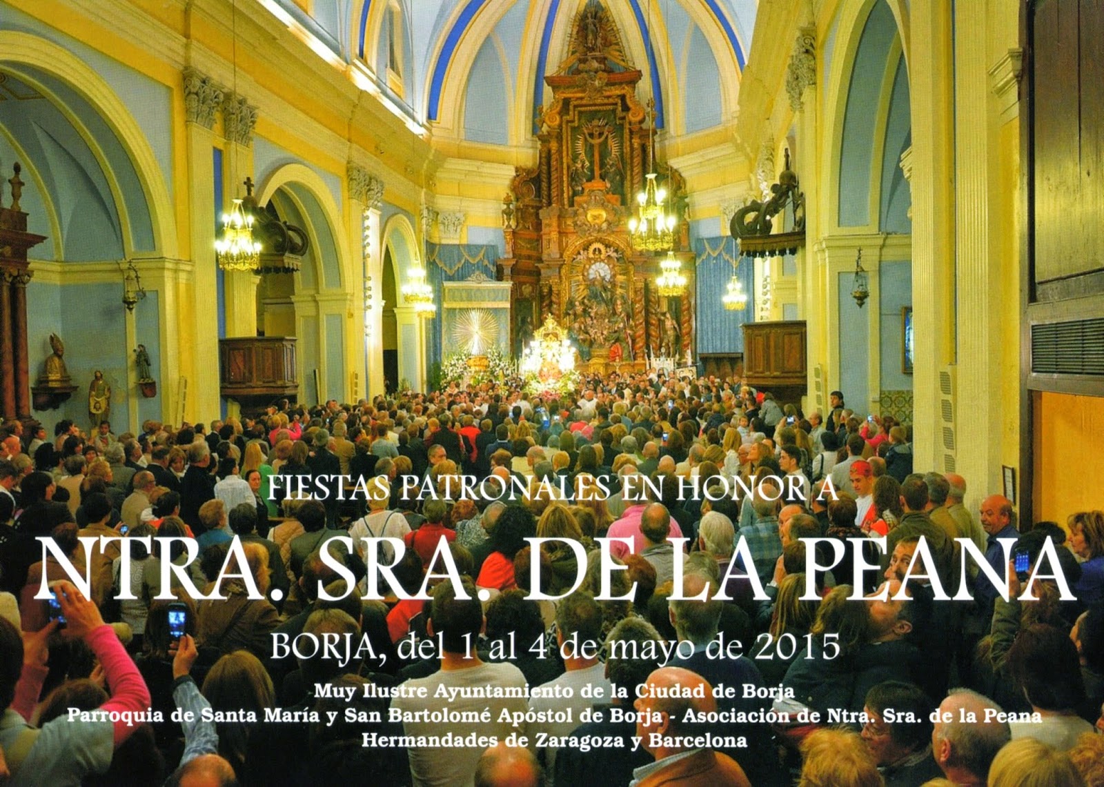 Fiestas patronales en honor a Nuestra Señora de la Peana 2015 Borja